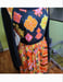 Image of Chic Saks Fifth Avenue 1960's Ikat Print Maxi Dress