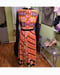 Image of Chic Saks Fifth Avenue 1960's Ikat Print Maxi Dress
