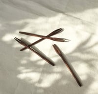 Image 3 of Handcrafted wooden fork
