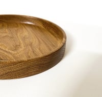 Image 1 of Hand-turned Solid white oak plate
