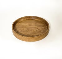 Image 5 of Hand-turned Solid white oak plate