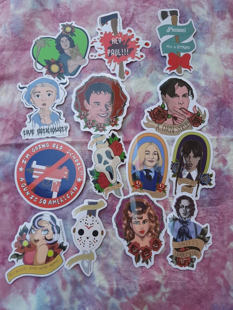 Image of 3" Horror Stickers