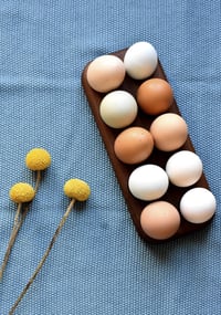 Image 1 of wooden egg holder