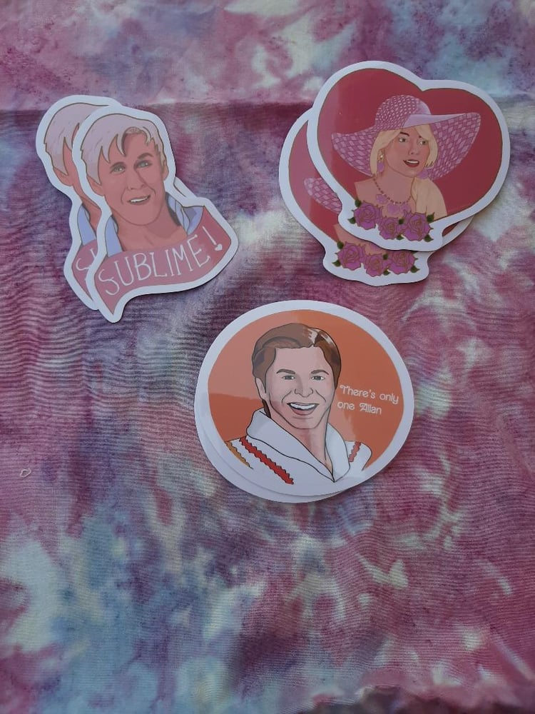 Image of 3" Movie Inspired Stickers