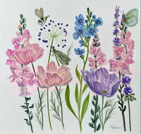 Image 2 of Cosmos garden- original artwork 