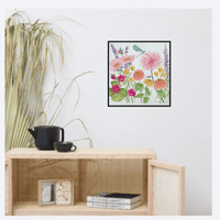 Image 6 of Dahlia garden- original artwork 