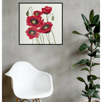 Image 5 of Pop of Poppies- original artwork 