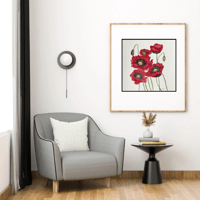 Image 7 of Pop of Poppies- original artwork 