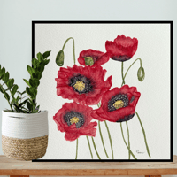 Image 9 of Pop of Poppies- original artwork 