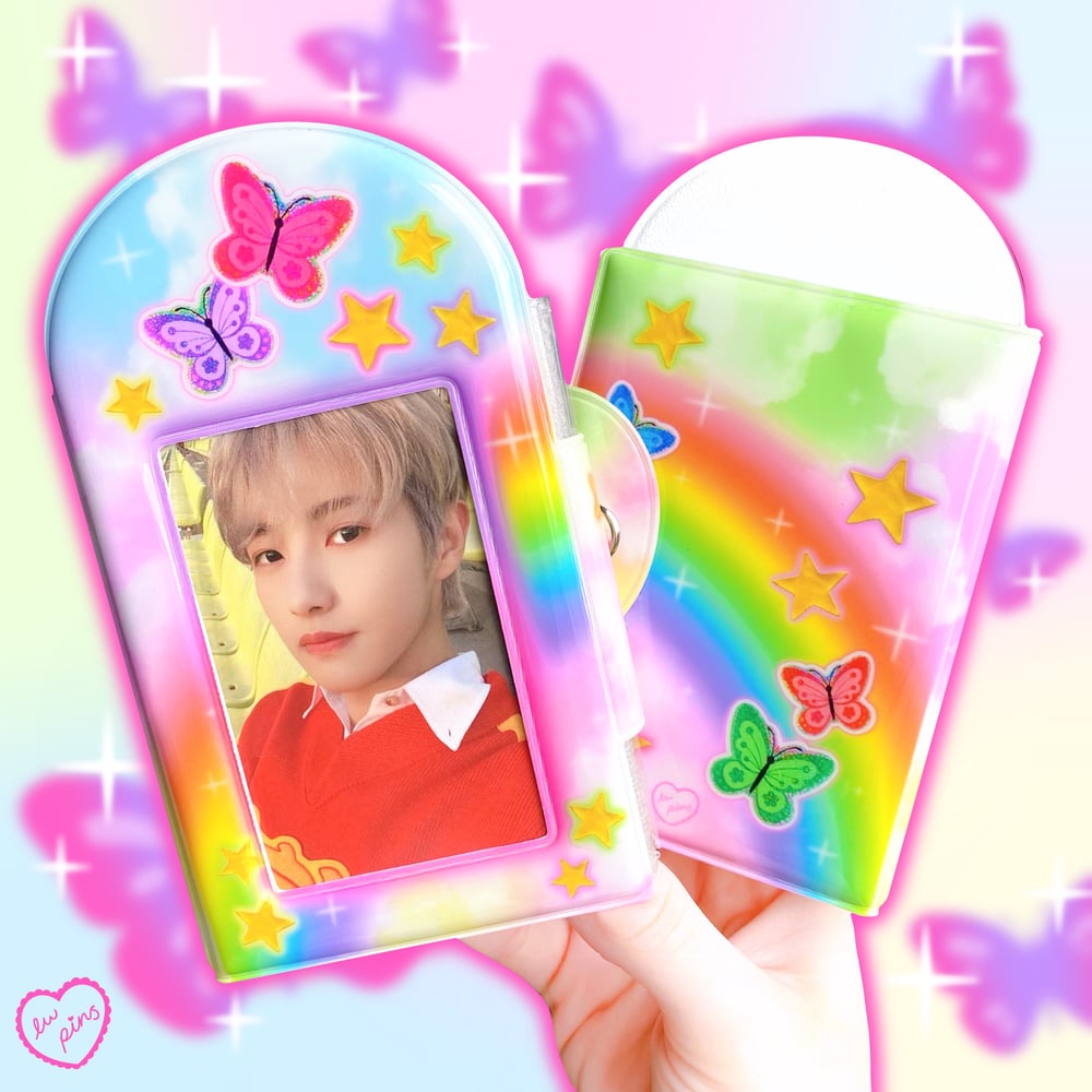 Rainbow Butterfly Photocard Collect Book