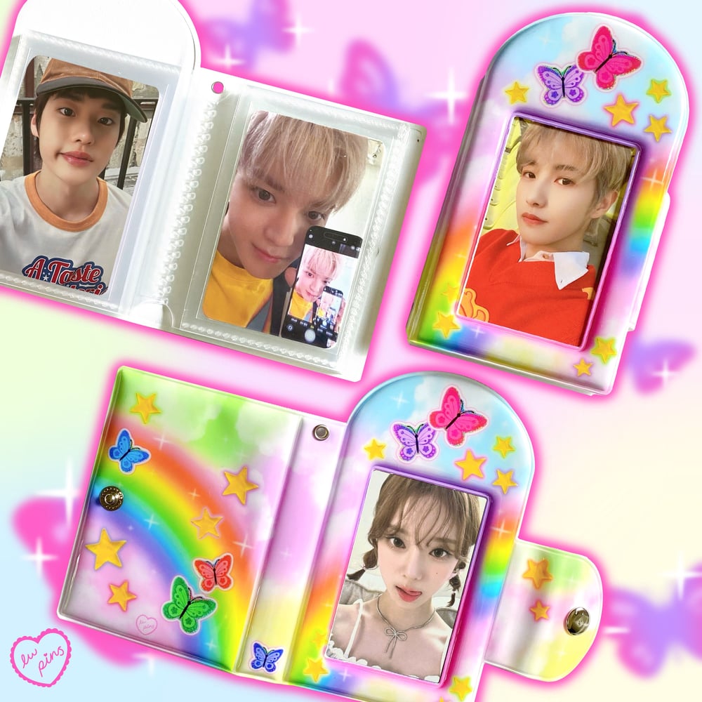 Rainbow Butterfly Photocard Collect Book