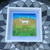 Image 2 of Crop circle at Pewsey White Horse ~ original small canvas