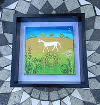 Image 5 of Crop circle at Pewsey White Horse ~ original small canvas