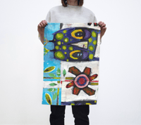 Image 2 of Periwinkle the Owl Tea Towel