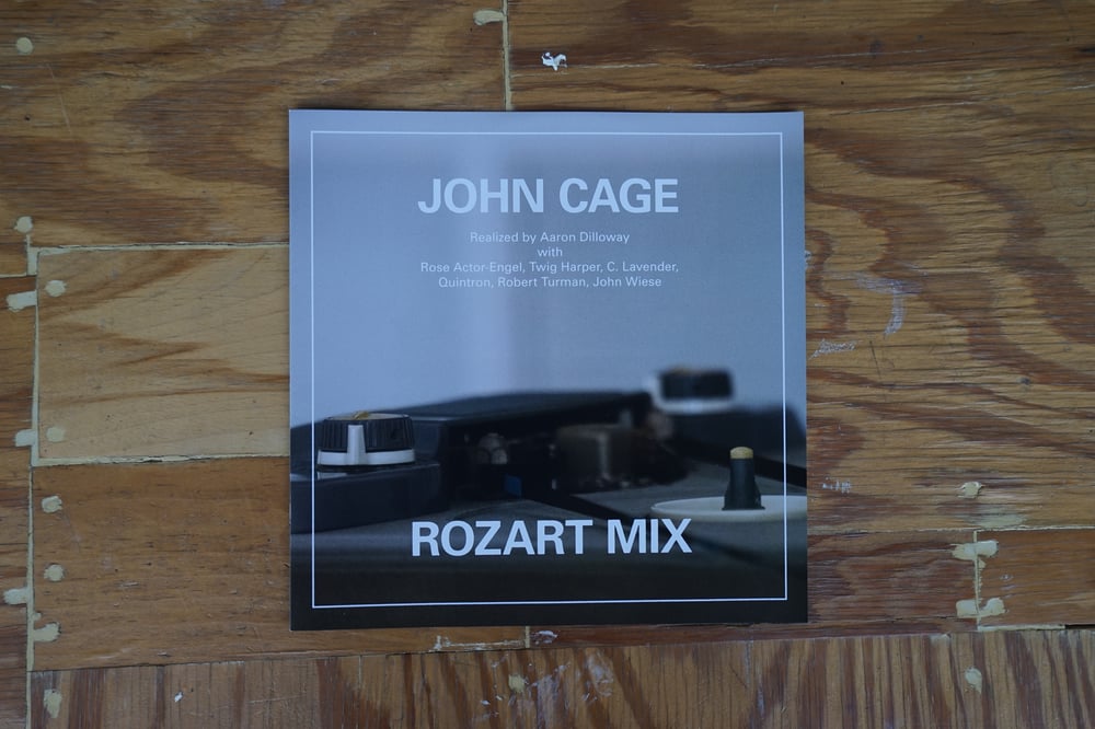 John Cage / Aaron Dilloway - Rozart Mix LP