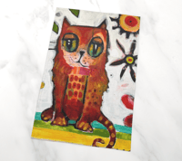 Image 1 of Kitty Kat Tea Towel