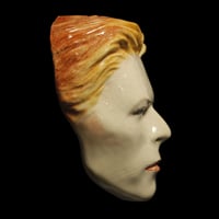 Image 9 of 'The Thin White Duke' Painted Ceramic Mask Sculpture