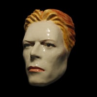 Image 11 of 'The Thin White Duke' Painted Ceramic Mask Sculpture