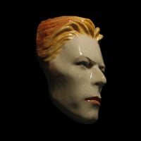 Image 12 of 'The Thin White Duke' Painted Ceramic Mask Sculpture