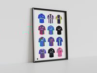 Inverness Caledonian Thistle Classic Shirts, Pennodraws Art Print