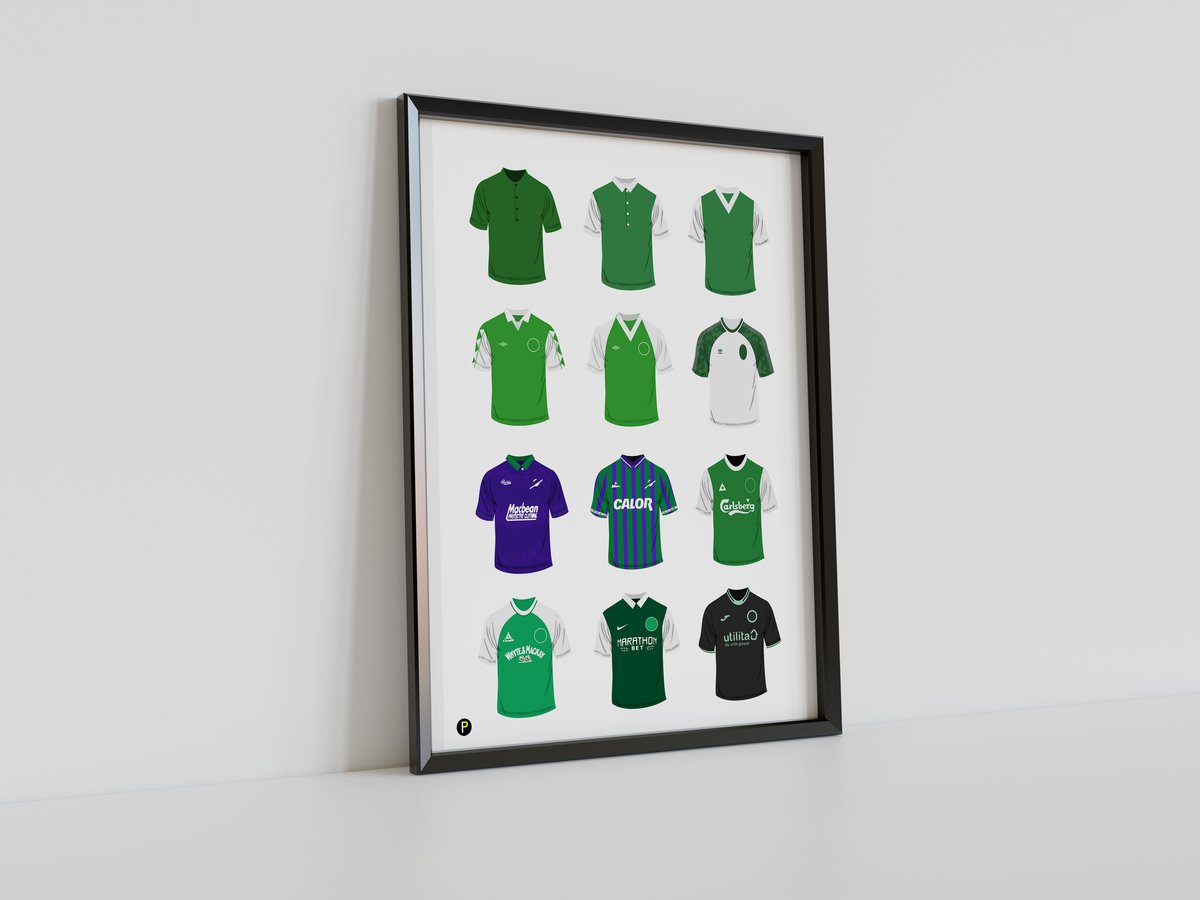 Hibernian Classic Shirts, Pennodraws Art Print | Pennodraws