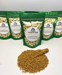 Image 3 of Organic Fenugreek Seed Vegetable Capsules, Vitamin A, Vitamin D, and Inositol