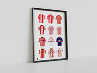 Sunderland Classic Shirts, Pennodraws Art Print