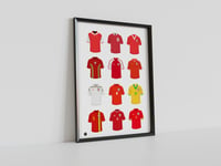 Wales Classic Shirts, Pennodraws Art Print