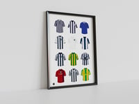 West Bromwich Albion Classic Shirts, Pennodraws Art Print