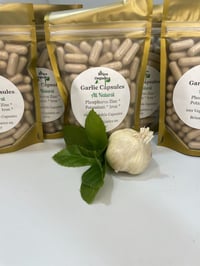 Image 3 of All Natural Garlic Vegetable Capsules, Phosphorus, Zinc, Potassium, Iron