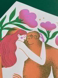 Image 3 of 'Botanic Affair' 3 ink Screen Print  