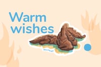 Image 3 of PooPeriod Greeting Postcards