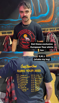 2023 European Tour T Shirt (with tour dates)