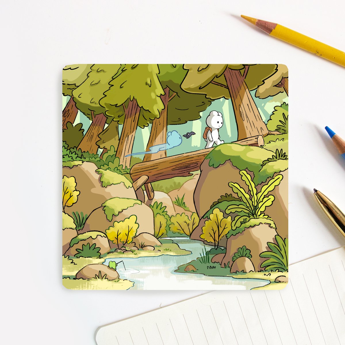 Forest Walk Postcard | FOOBUN