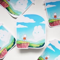 Cloud Bunny Sticker