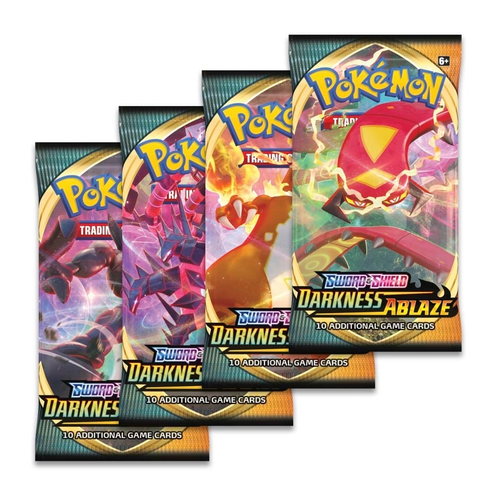 Pokémon TCG: Sword & Shield-Darkness Ablaze Booster Pack (10 Cards)