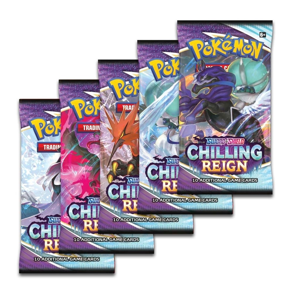 Pokémon TCG: Sword & Shield- Chilling Reign Booster Pack (10 Cards)