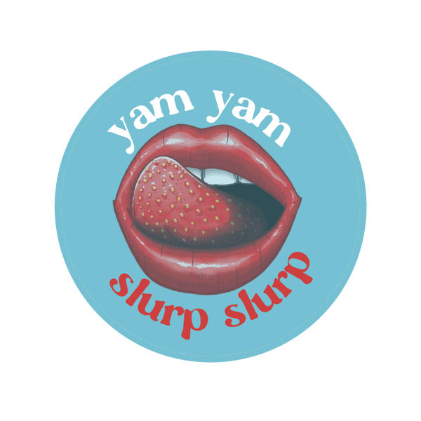 Image of Yam Yam - Slurp Slurp Sticker [PRE-ORDER AUGUST '24]