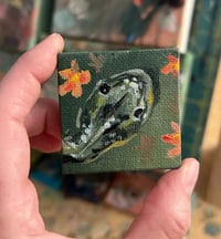 Pond Baby – tadpole tiny painting