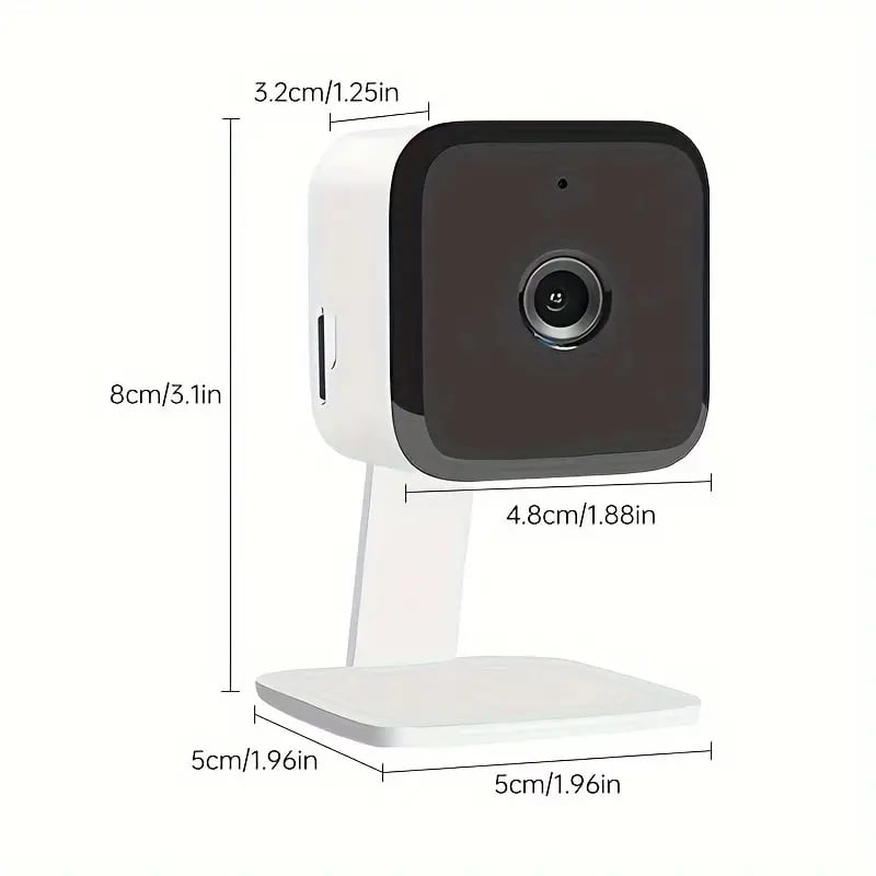 1080P Wireless Indoor Security Camera - Motion Detection, Two-Way Audio, Night Vision, Phone App