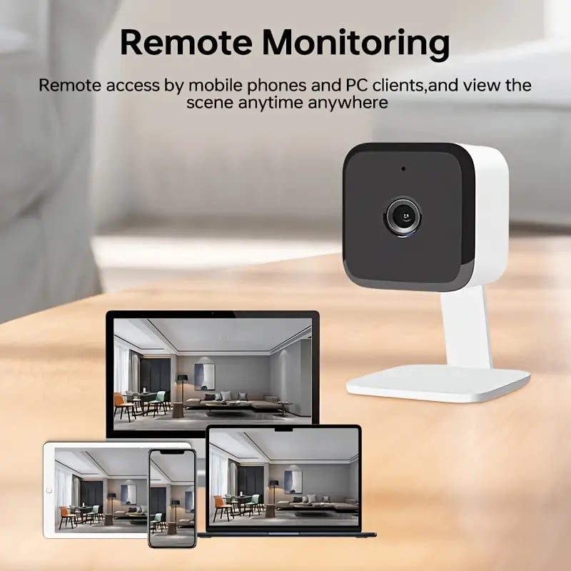 1080P Wireless Indoor Security Camera - Motion Detection, Two-Way Audio, Night Vision, Phone App