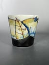 # 02 Porcelain landscape beaker  cup