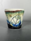 # 02 Porcelain landscape beaker  cup