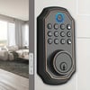 Fingerprint Smart Deadbolt Lock - Backlit Keypad, Auto Lock, Voice Prompt, Long Battery Life