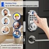 Fingerprint Smart Deadbolt Lock - Backlit Keypad, Auto Lock, Voice Prompt, Long Battery Life