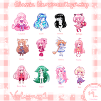 Classic Heroines Keychains (Volume 1)