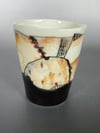 #05 Porcelain landscape beaker cup