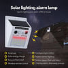 Solar Security Light Alarm - Waterproof PIR LED Motion Sensor, 129dB Loud Siren, Outdoor Use