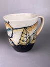 #08 Porcelain Landscape Handled Cup