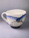 #09 Porcelain Landscape handled cup